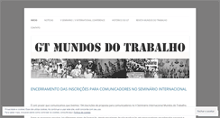 Desktop Screenshot of gtmundosdotrabalho.org